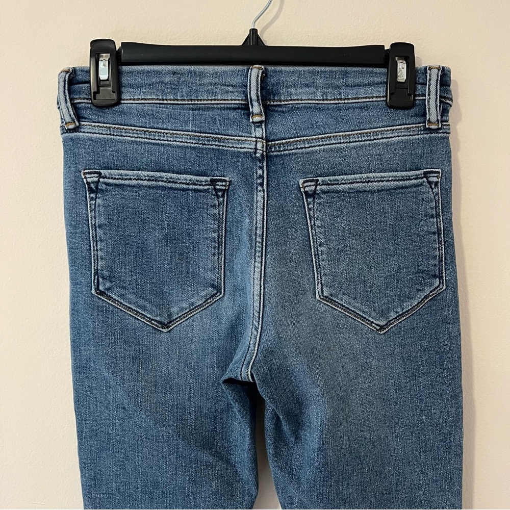 All Saints "Grace" Blue Mid Rise Skinny Jeans US 27 ($199) - Picture 5 of 8